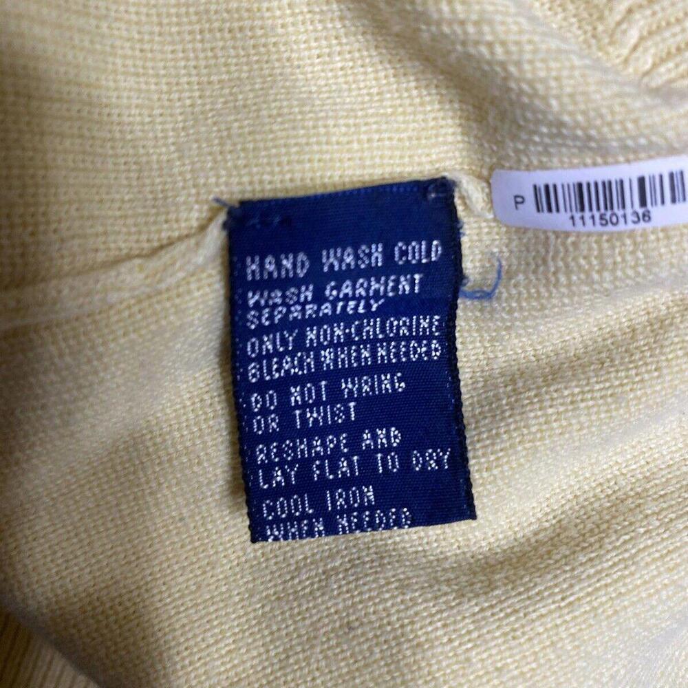 Polo Golf Ralph Lauren Men's Top Yellow Size XL Sleeveless - Picture 7 of 7